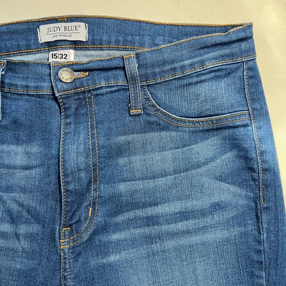 💙💙💙Judy Blue Super Flare High Rise Jeans 32 / 15 - Picture 6 of 15